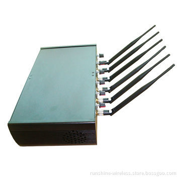 Powerful 6-band Adjustable Mobile Phone Signal Jammer Breaker for CDMA/GSM/DCS/TD-SCDMA/3G WiFi